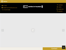 Tablet Screenshot of limoserviceinhouston.com